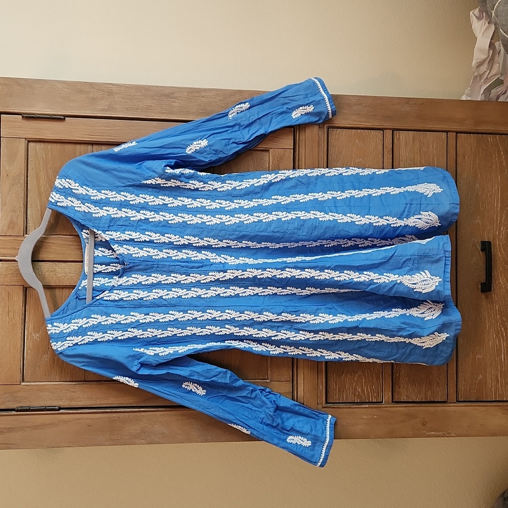 🎉Soft Surroundings Embroidered Dress Size M